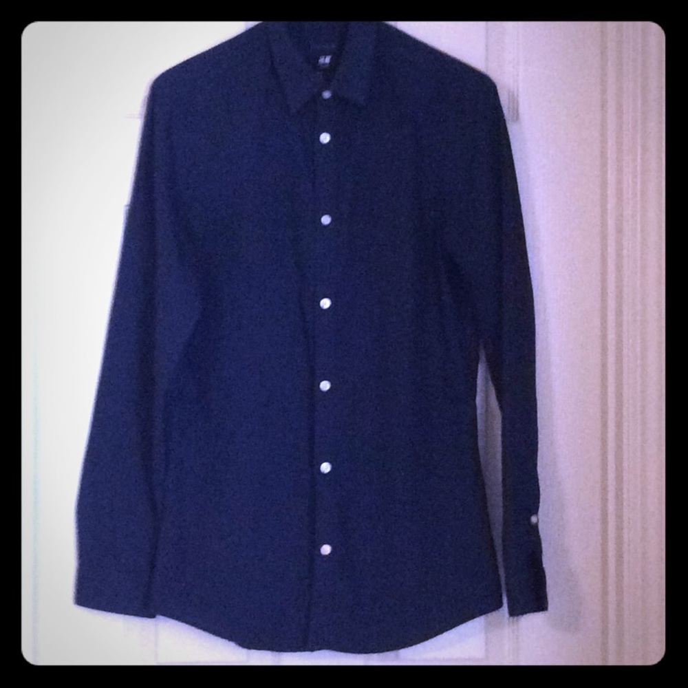 H&M Men’s Dress Shirt Sz S slim fit